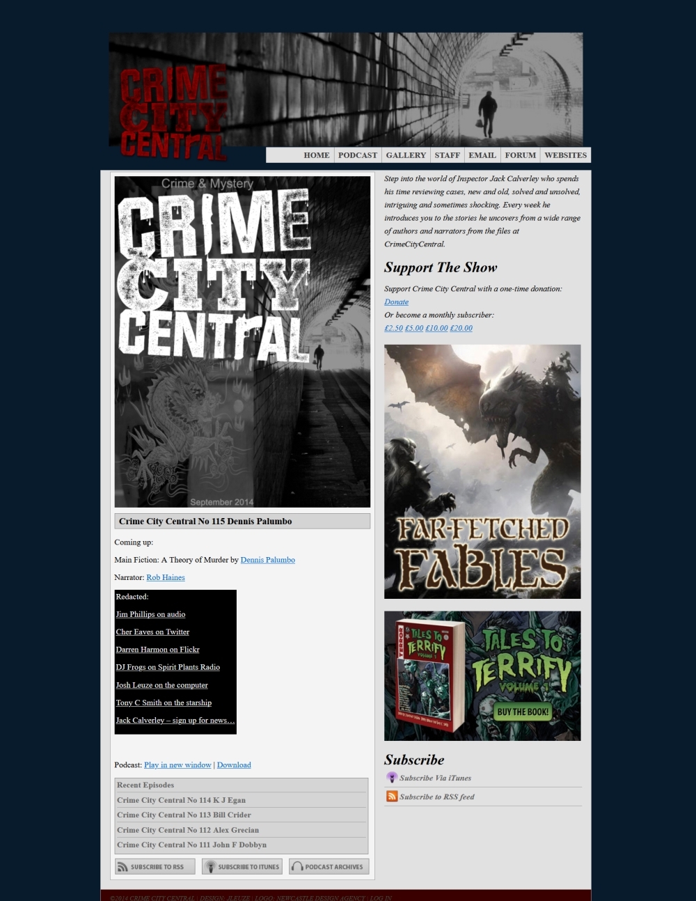 CrimeCityCentral - crime & mystery podcast